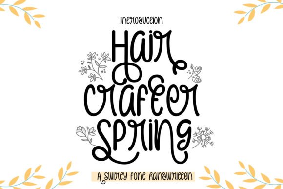 Hair Crafter Spring Font - Featured Image