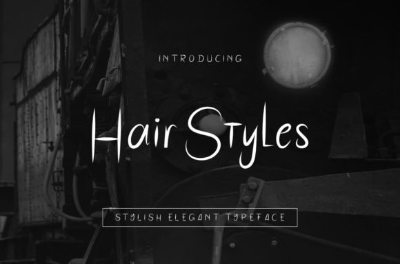 Hair Styles Font - Featured Image