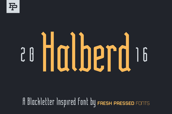Halberd Font - Featured Image