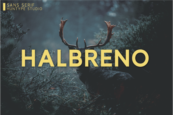 Halbreno Font - Featured Image