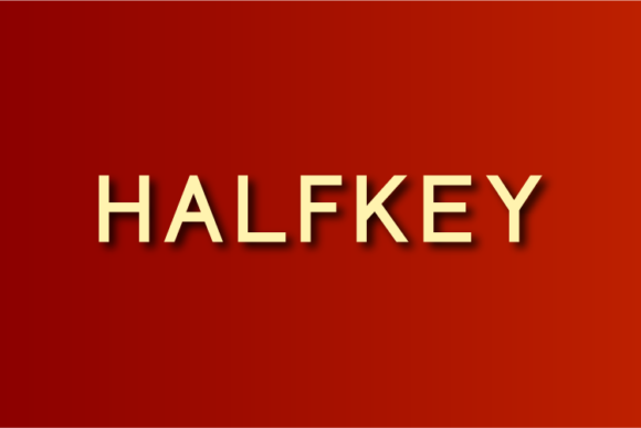 Halfkey Font - Featured Image