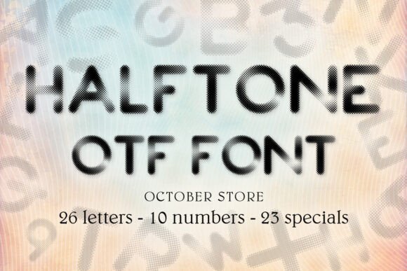 Halftone Font - Featured Image