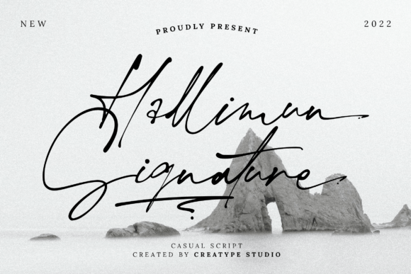 Hallimun Signature Font - Featured Image