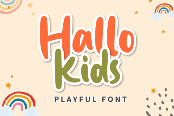 Hallo Kids Font - Featured Image