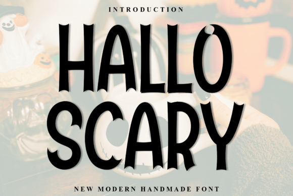 Hallo Scary Font - Featured Image
