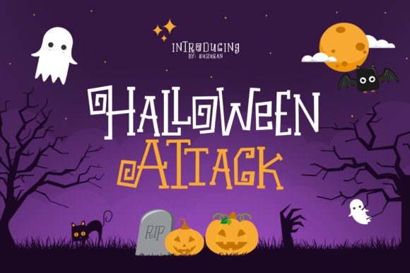 Halloween Attack Font - Featured Image