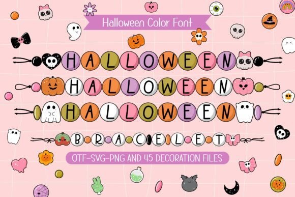 Halloween Bracelet Font - Featured Image