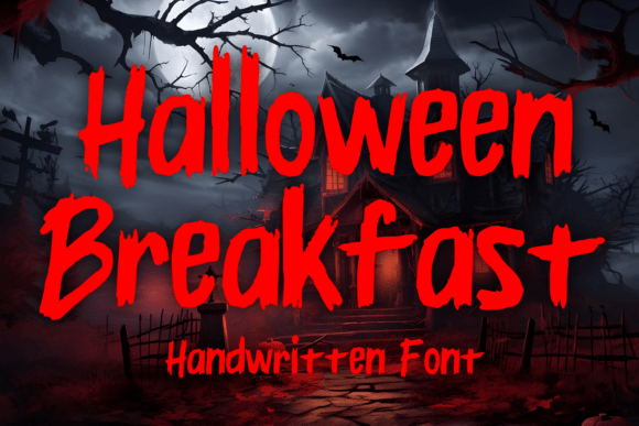 Halloween Breakfast Font - Featured Image