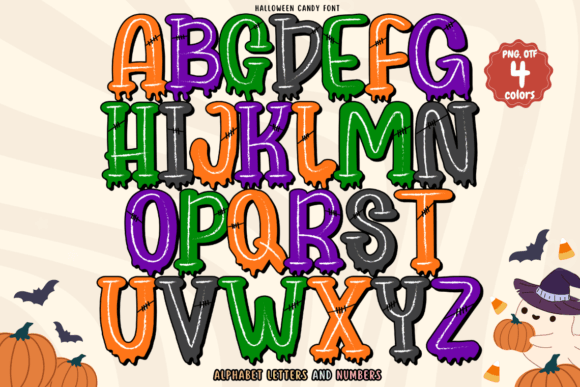 Halloween Candy Font - Featured Image