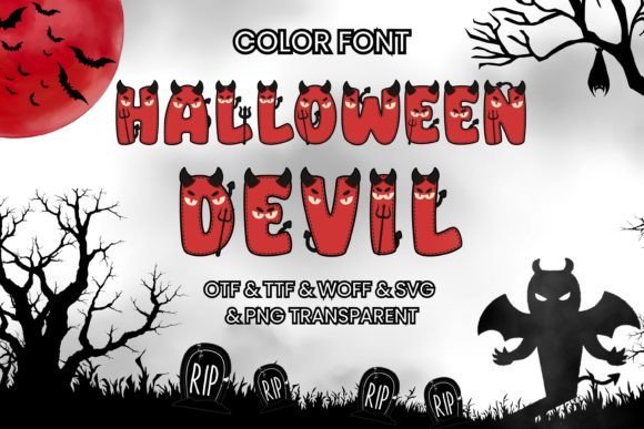 Halloween Devil Font - Featured Image