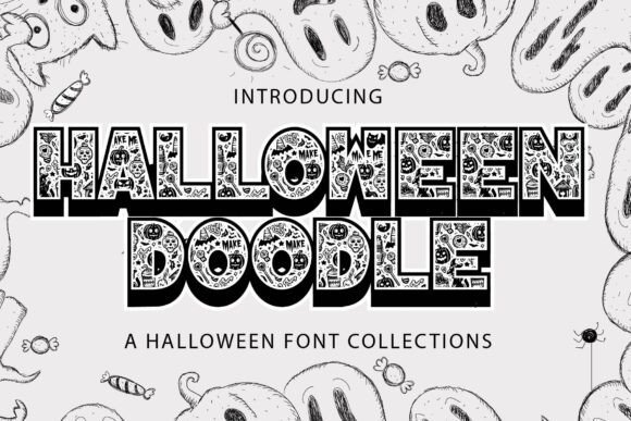 Halloween Doodle Font - Featured Image