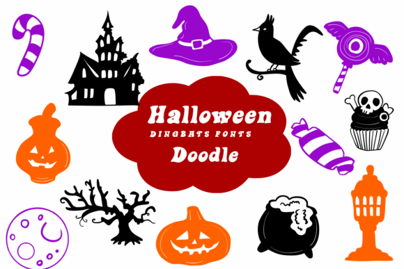 Halloween Doodle Font - Featured Image