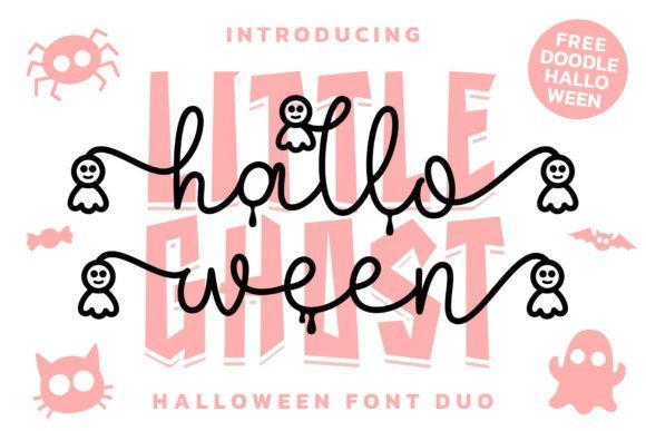 Halloween Ghost Duo Font - Featured Image