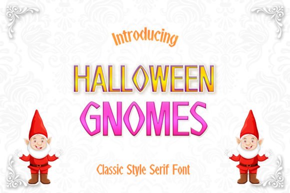Halloween Gnomes Font - Featured Image