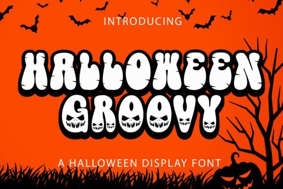 Halloween Groovy Font - Featured Image