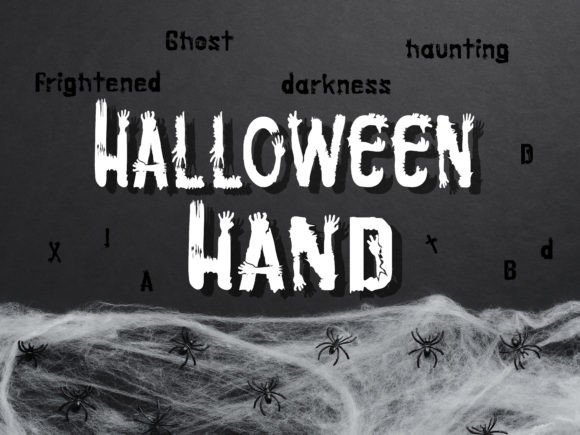 Halloween Hands Font - Featured Image