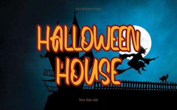 Halloween House Font - Featured Image