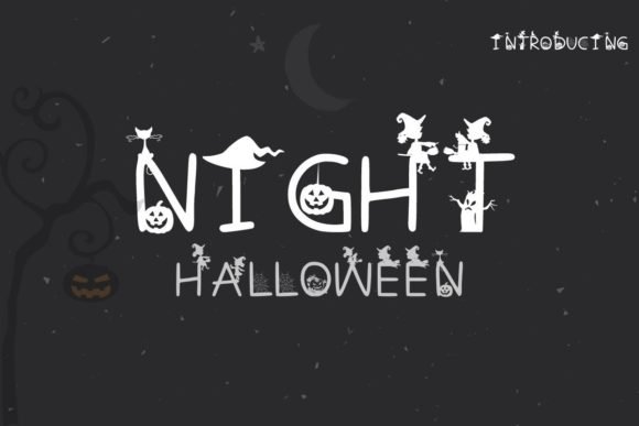 Halloween Night Font - Featured Image
