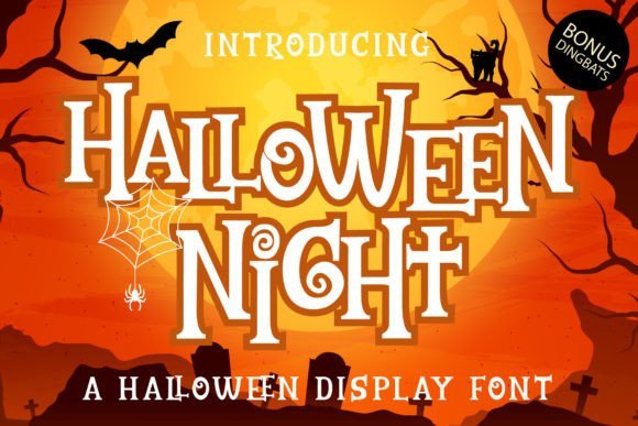 Halloween Night Font - Featured Image