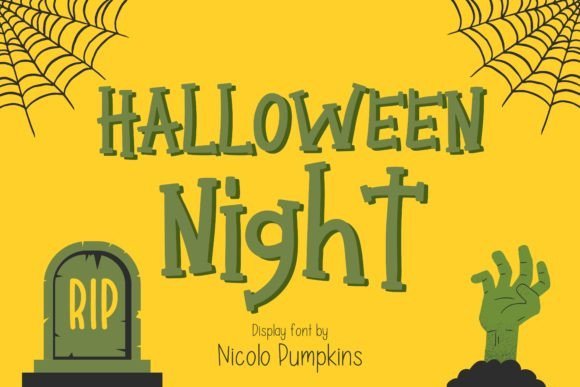 Halloween Night Font - Featured Image