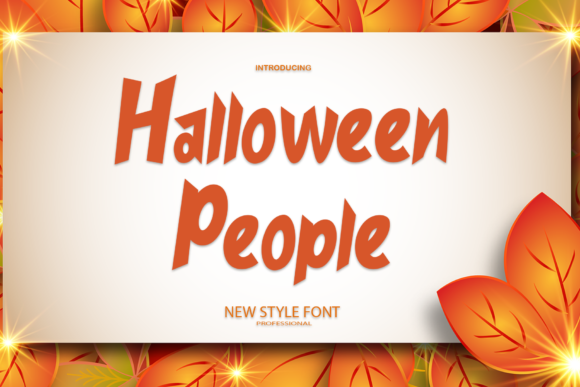 Halloween People Font - Featured Image