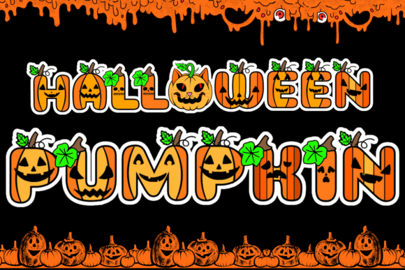 Halloween Pumpkin Font - Featured Image