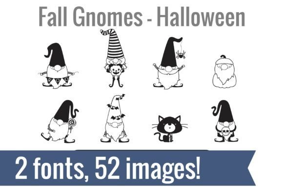 Halloween/ Fall Gnomes Font - Featured Image