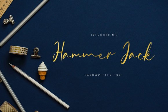 Hammer Jack Font - Featured Image