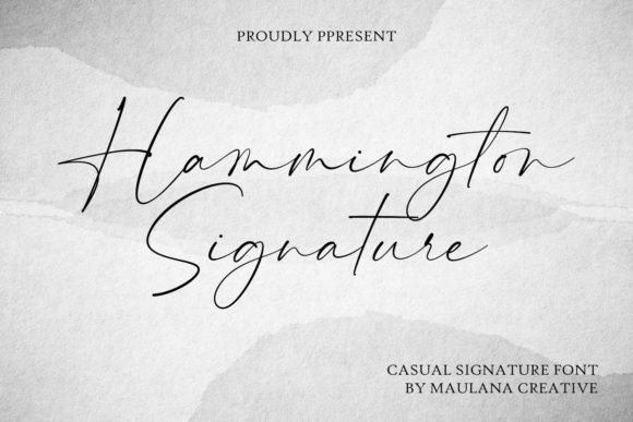 Hammington Signature Font - Featured Image