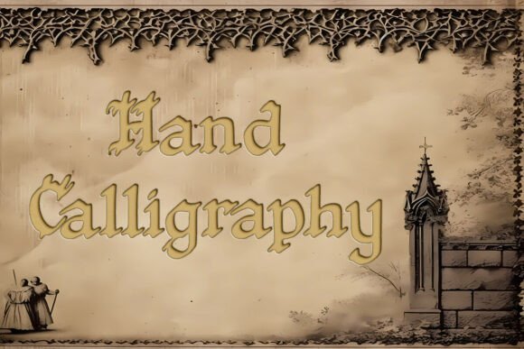 Hand Calligraphy Font - Featured Image