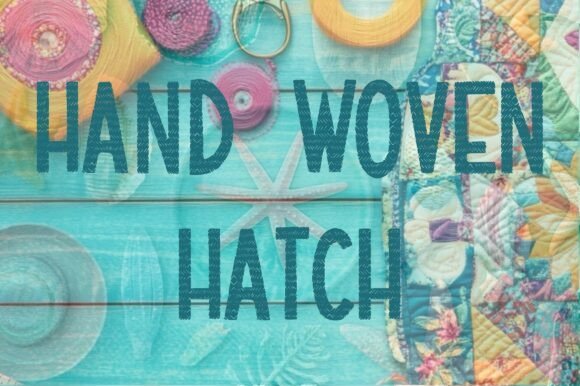 Hand Woven Hatch Font - Featured Image