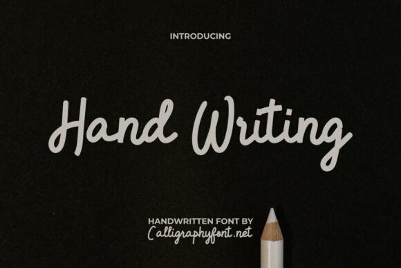 Hand Writing Font - Featured Image