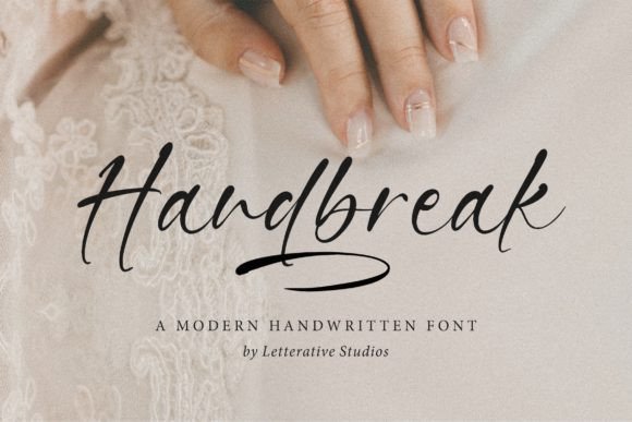 Handbreak Font - Featured Image