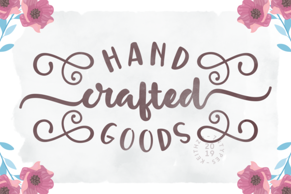 Handcrafted Goods Font - Featured Image