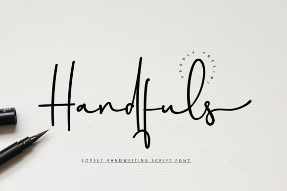 Handfuls Font - Featured Image