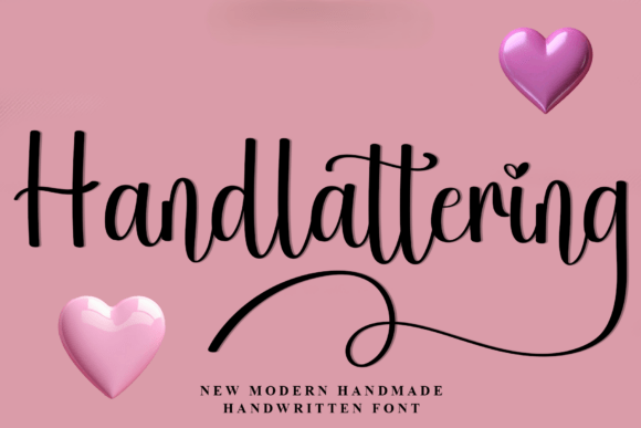 Handlattering Font - Featured Image