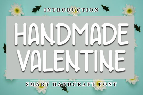 Handmade Valentine Font - Featured Image