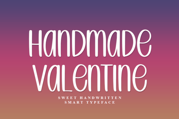 Handmade Valentine Font - Featured Image