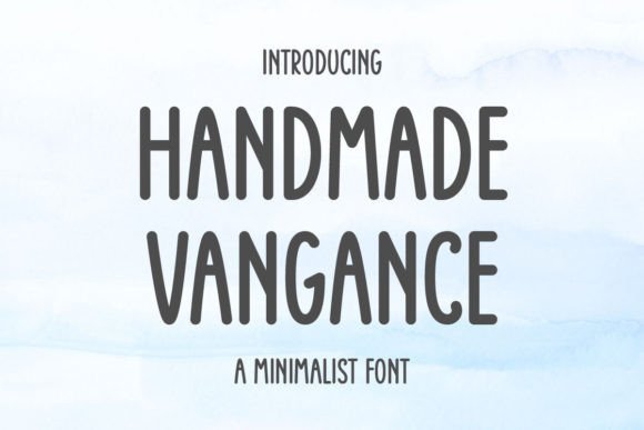 Handmade Vangance Font - Featured Image