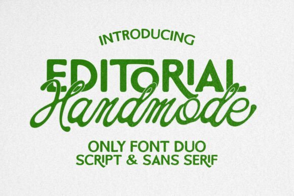 Handmode Editorial Duo Font - Featured Image