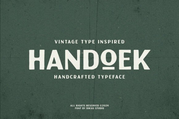 Handoek Font - Featured Image