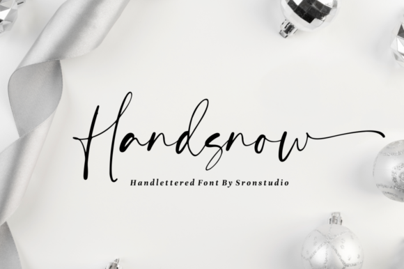 Handsnow Font - Featured Image