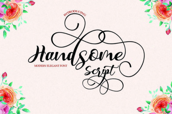 Handsome Script Font - Featured Image