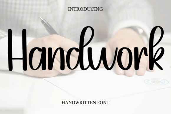Handwork Font - Featured Image