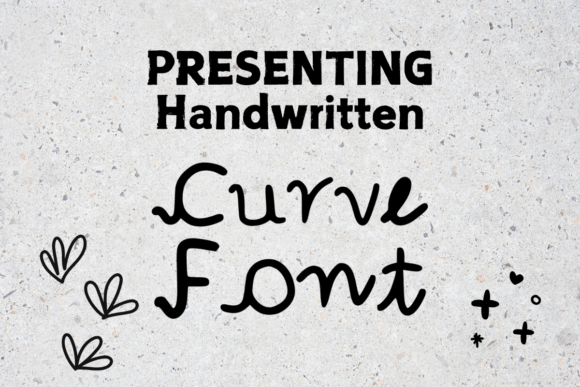 Handwritten Curve Font - Featured Image