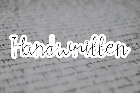 Handwritten Font - Featured Image