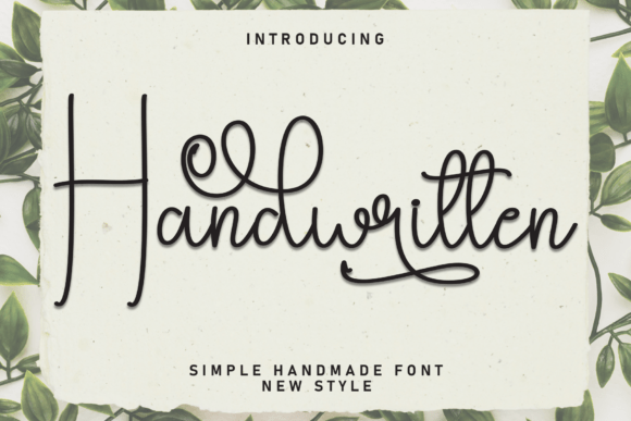 Handwritten Font - Featured Image