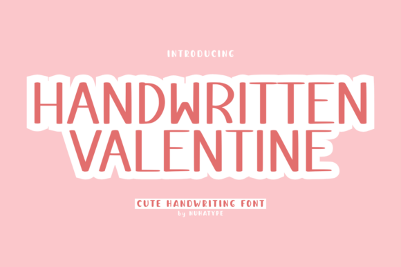 Handwritten Valentine Font - Featured Image