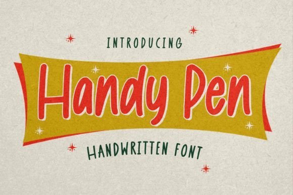Handy Pen Font - Featured Image