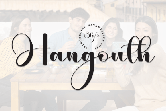 Hangouth Font - Featured Image